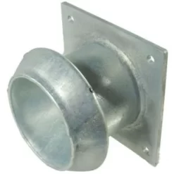 KKV 6"+vierkantflens 8" Kort