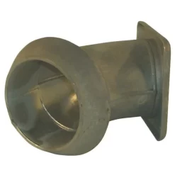 KKV 8"+vierkantflens+bocht 45°