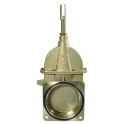 MZ Mestafsluiter Messing 5" Vierkantflens