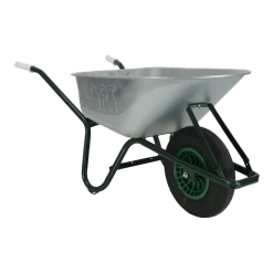 Fort Kruiwagen, 80L, Verzinkte Bak, Gelakt Onderstel