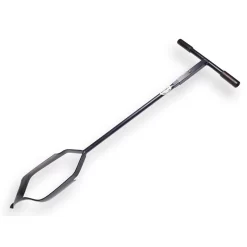 De Wit Grondboor 20 Cm. Met Gedraaide Punt, Verlengbaar.