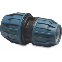 JASON Verloopkoppeling PP 50 MM X 32 Mm Knel 16bar Zwart/blauw DVGW/KI