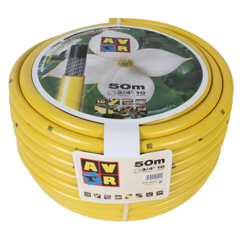 AVR Tuinslang 3/4" 19mm Rol 50M 1 AVR Tuinslang 3/4" 19mm Rol 50M