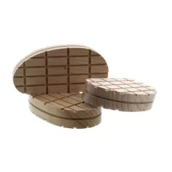 Klauwblokjes Hout Standaard 10st.