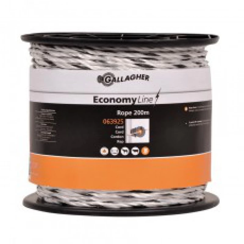 Gallagher Economyline Cord Wit 200m 1 Gallagher Economyline Cord Wit 200m
