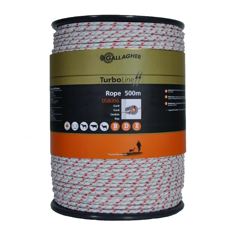 Gallagher Turboline Cord Wit 500m 1 Gallagher Turboline Cord Wit 500m