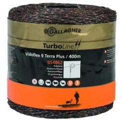 Gallagher Vidoflex 9 Turboline Plus Terra 400m