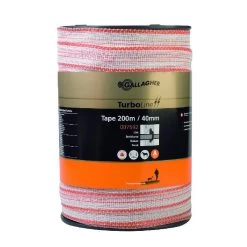 Gallagher Turboline Lint 40mm Standaard Wit 200m