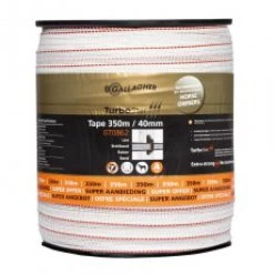 Gallagher Turbostar Lint 40mm Wit 350m